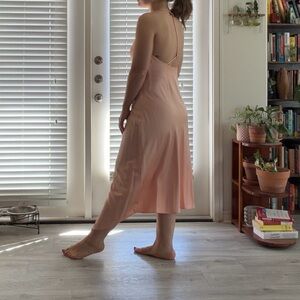 Light pink midi dress